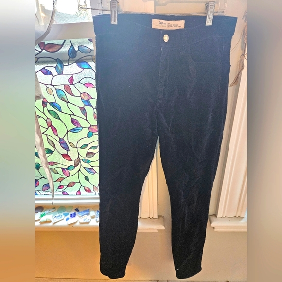 Black Velvet, high rise, skinny jeans, GAP - Picture 2 of 4